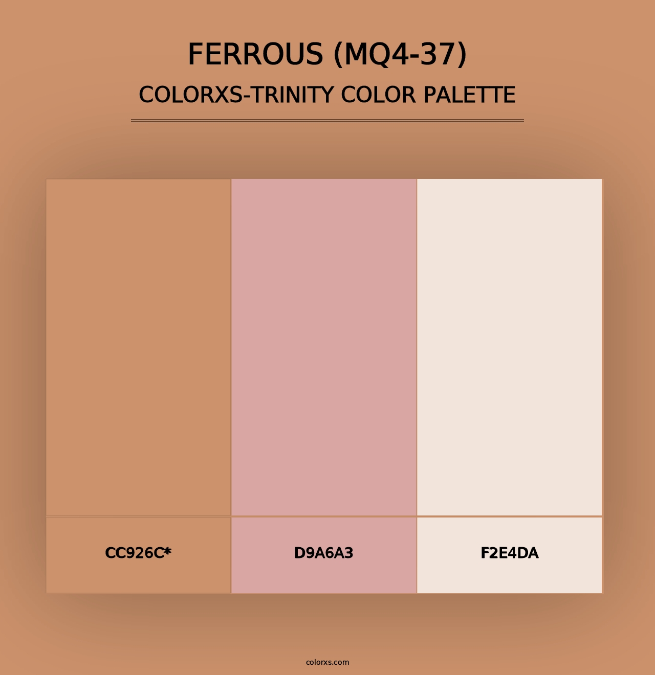 Ferrous (MQ4-37) - Colorxs Trinity Palette