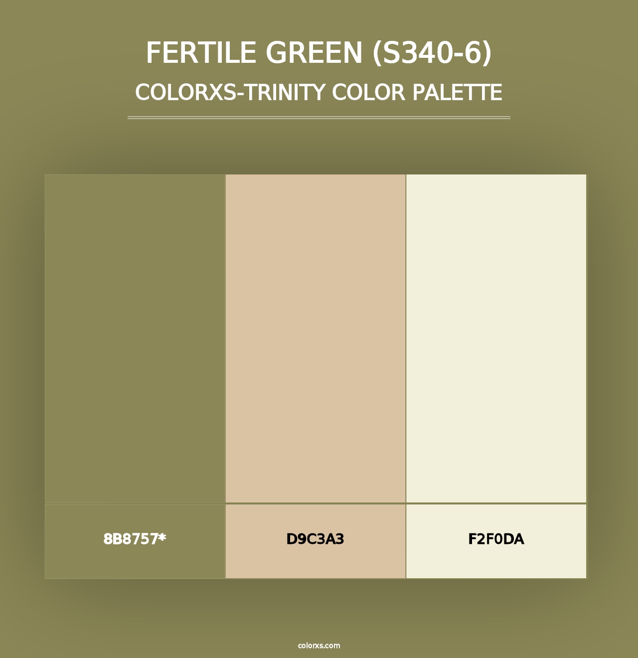 Fertile Green (S340-6) - Colorxs Trinity Palette