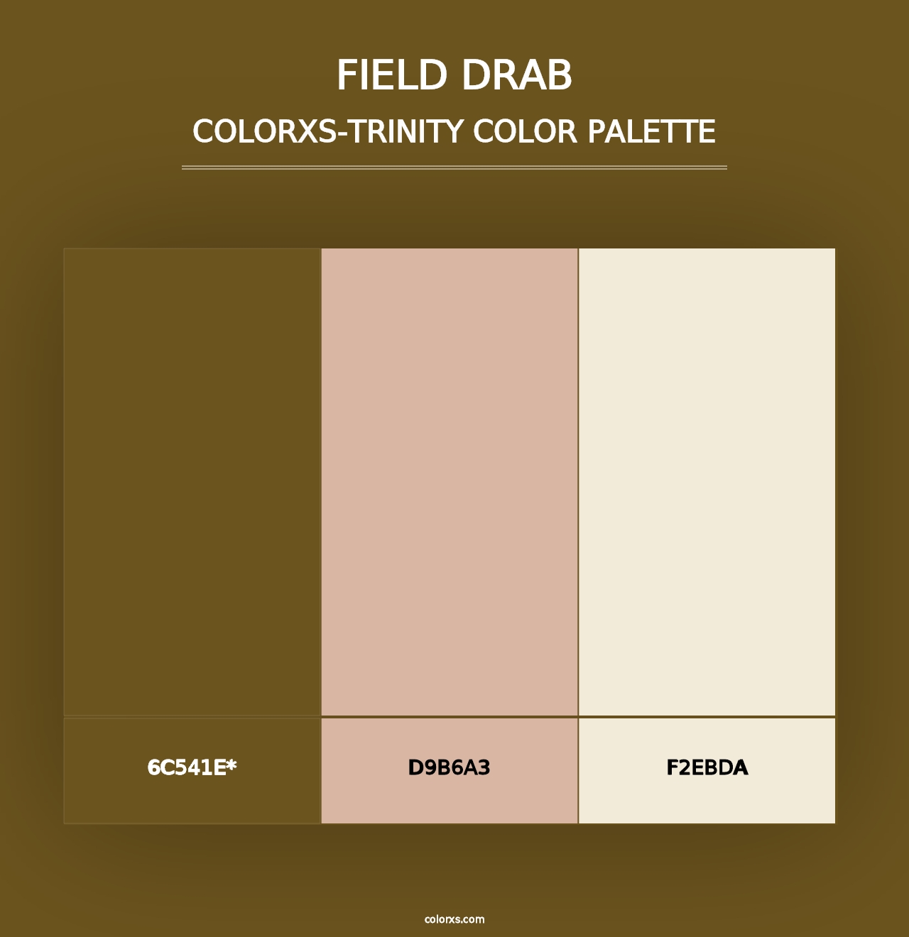 Field Drab - Colorxs Trinity Palette