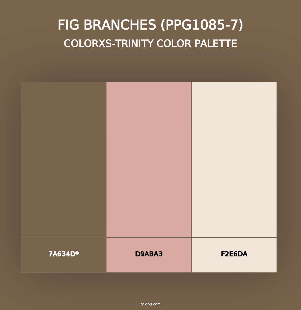 Fig Branches (PPG1085-7) - Colorxs Trinity Palette