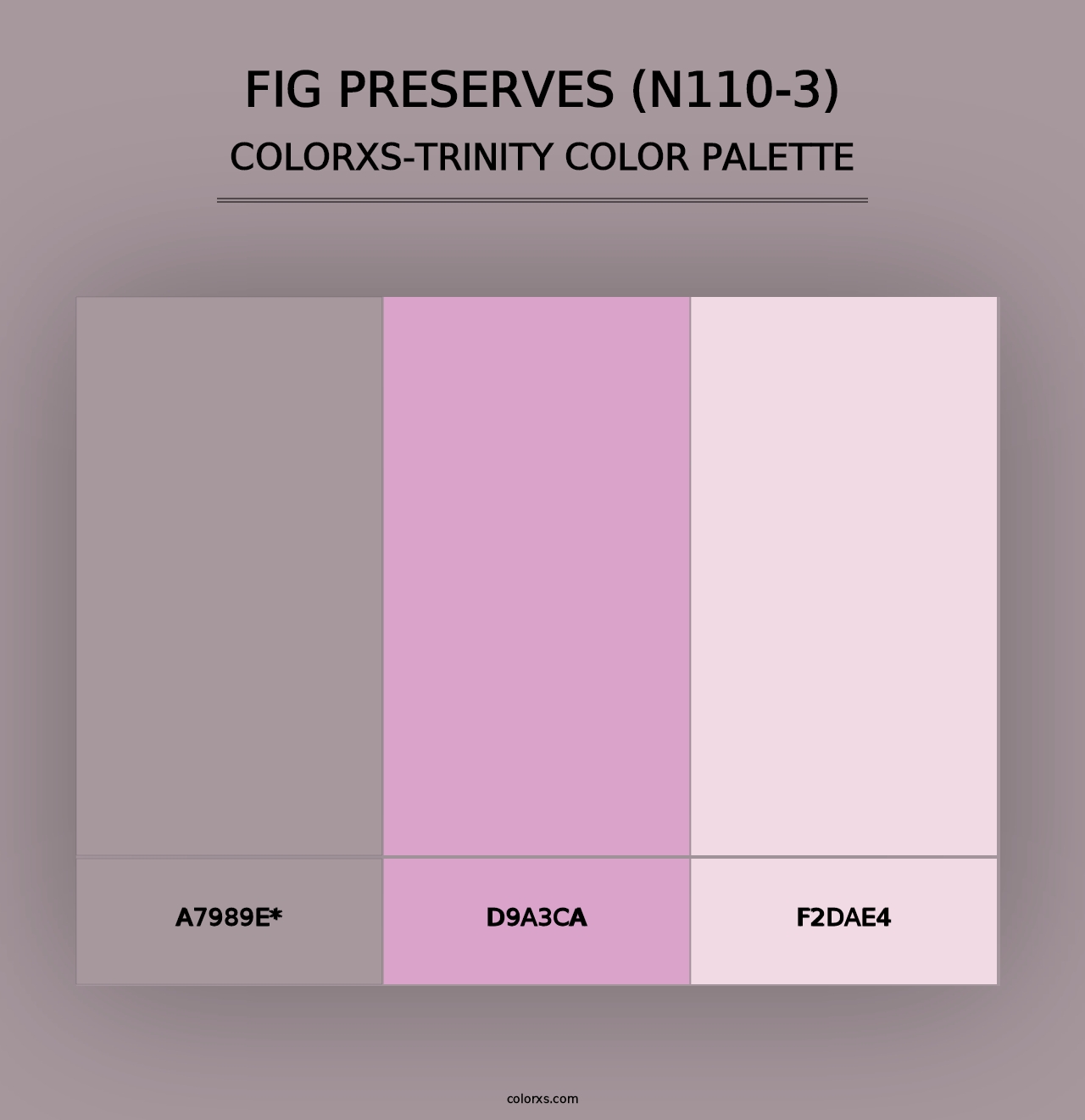 Fig Preserves (N110-3) - Colorxs Trinity Palette