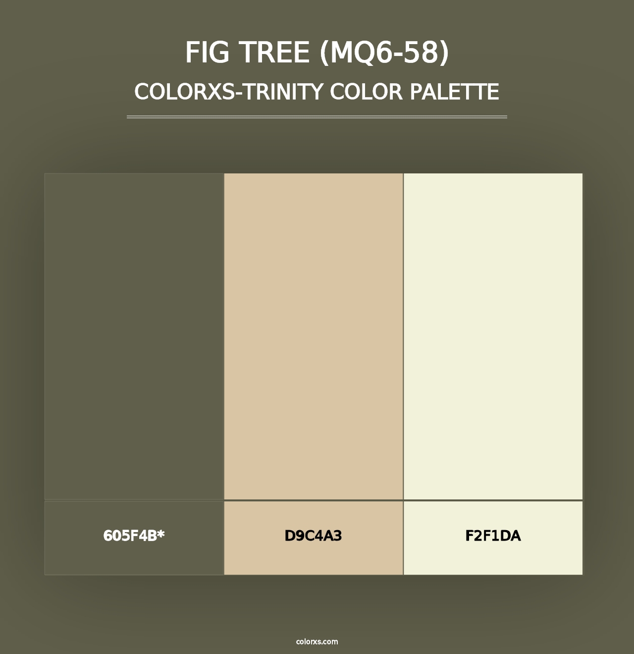 Fig Tree (MQ6-58) - Colorxs Trinity Palette