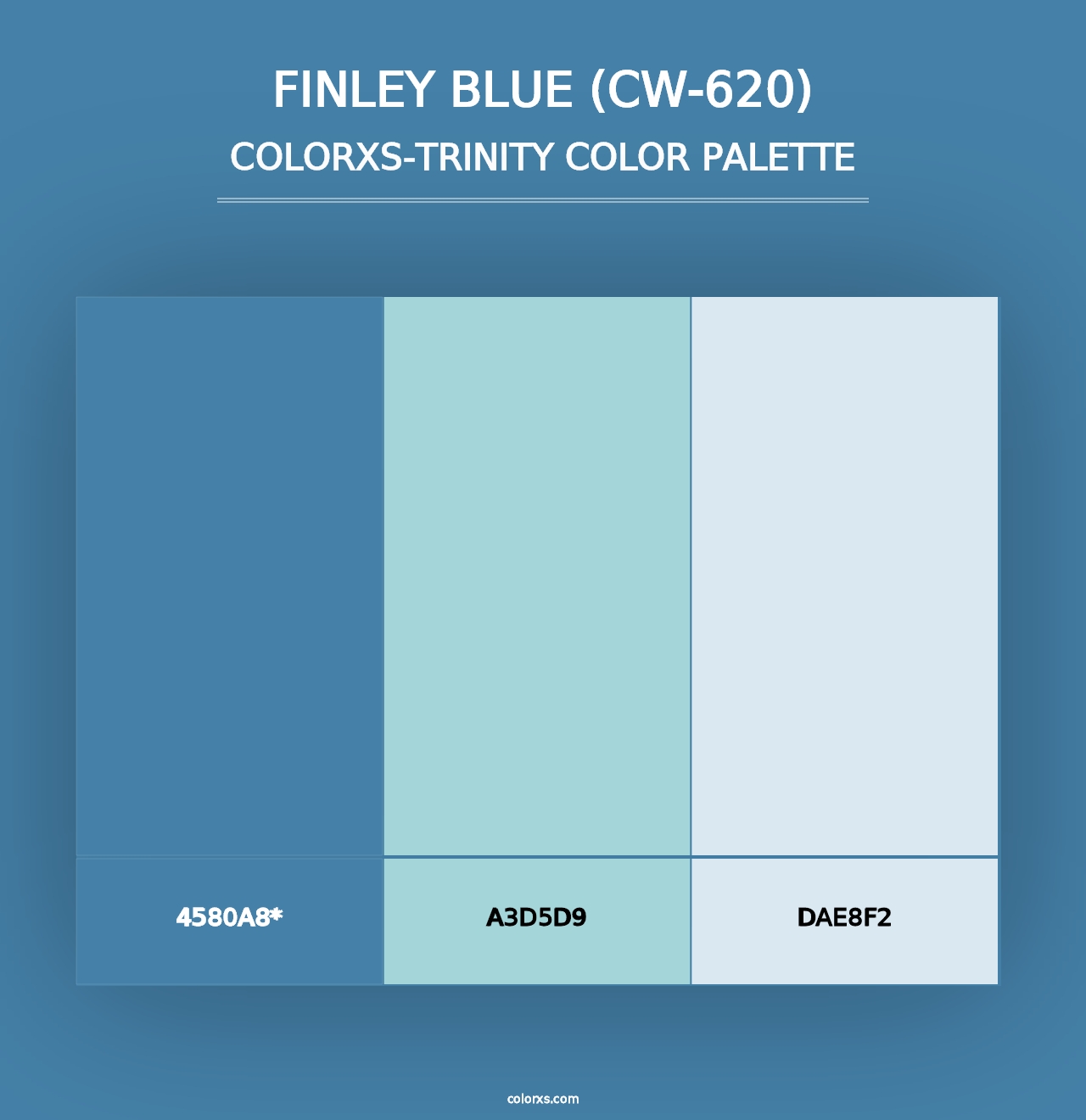 Finley Blue (CW-620) - Colorxs Trinity Palette