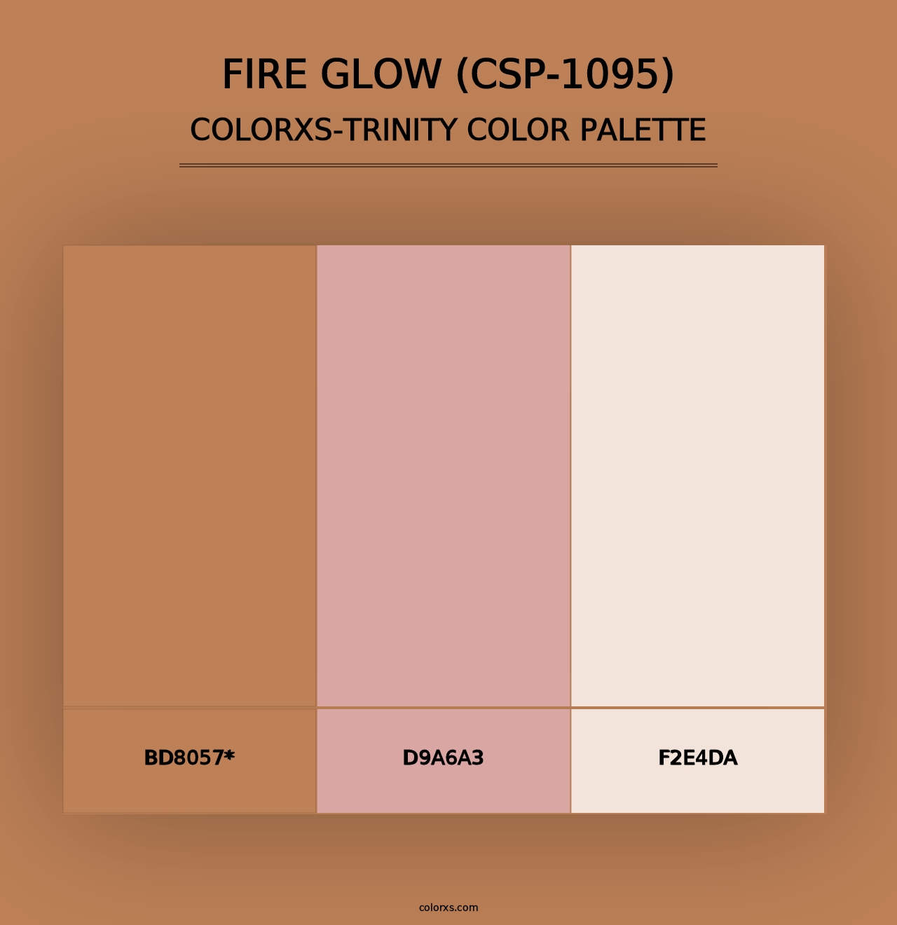 Fire Glow (CSP-1095) - Colorxs Trinity Palette