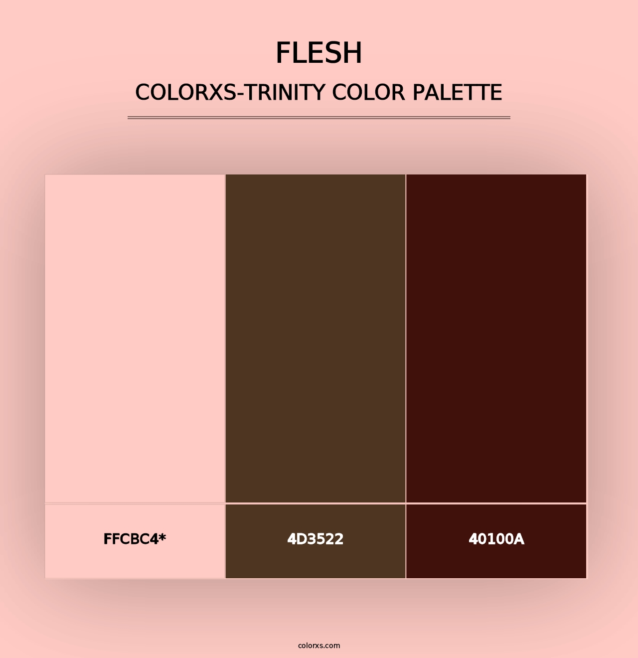 Flesh - Colorxs Trinity Palette