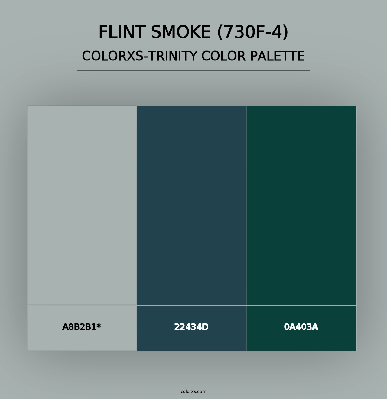 Flint Smoke (730F-4) - Colorxs Trinity Palette