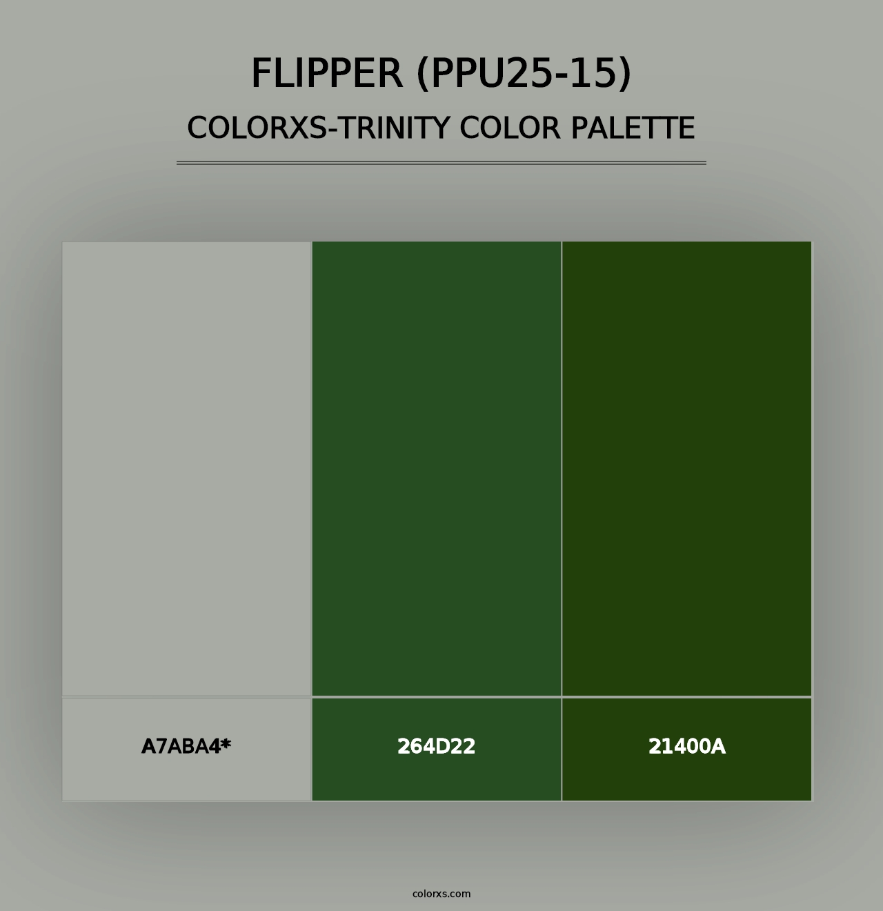 Flipper (PPU25-15) - Colorxs Trinity Palette