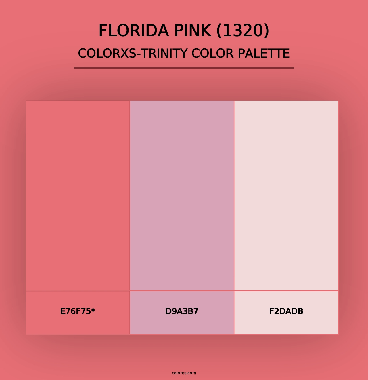 Florida Pink (1320) - Colorxs Trinity Palette