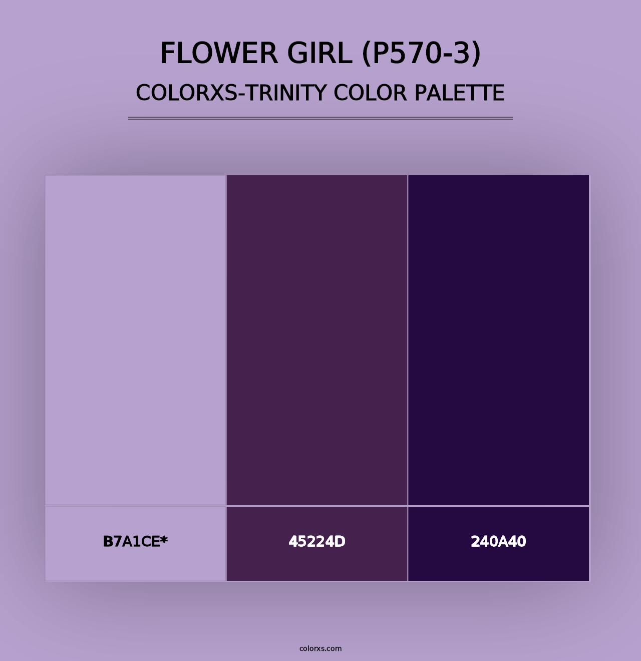 Flower Girl (P570-3) - Colorxs Trinity Palette