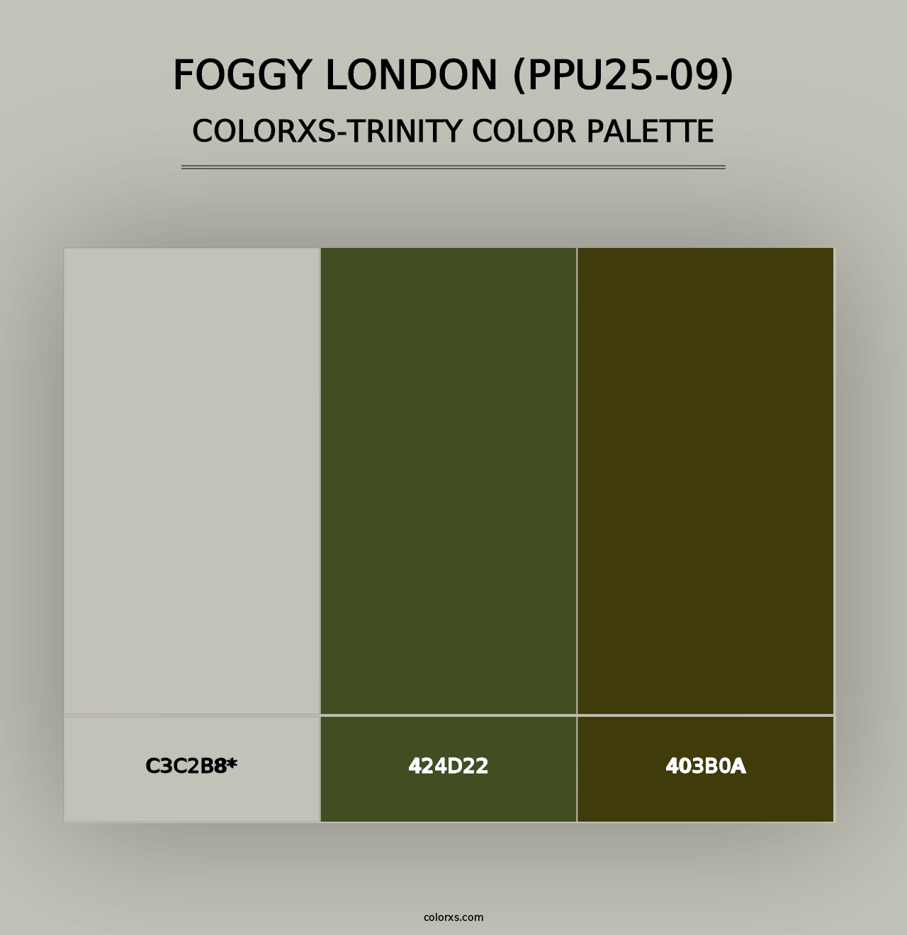 Foggy London (PPU25-09) - Colorxs Trinity Palette