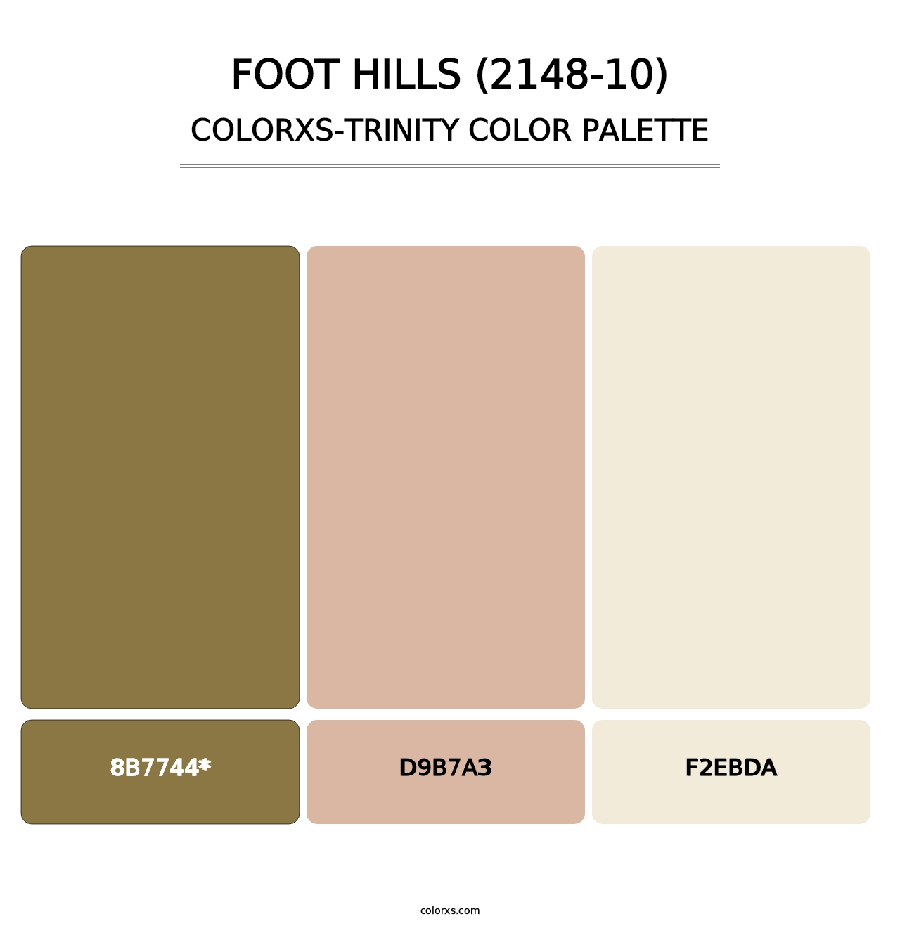 Foot Hills (2148-10) - Colorxs Trinity Palette