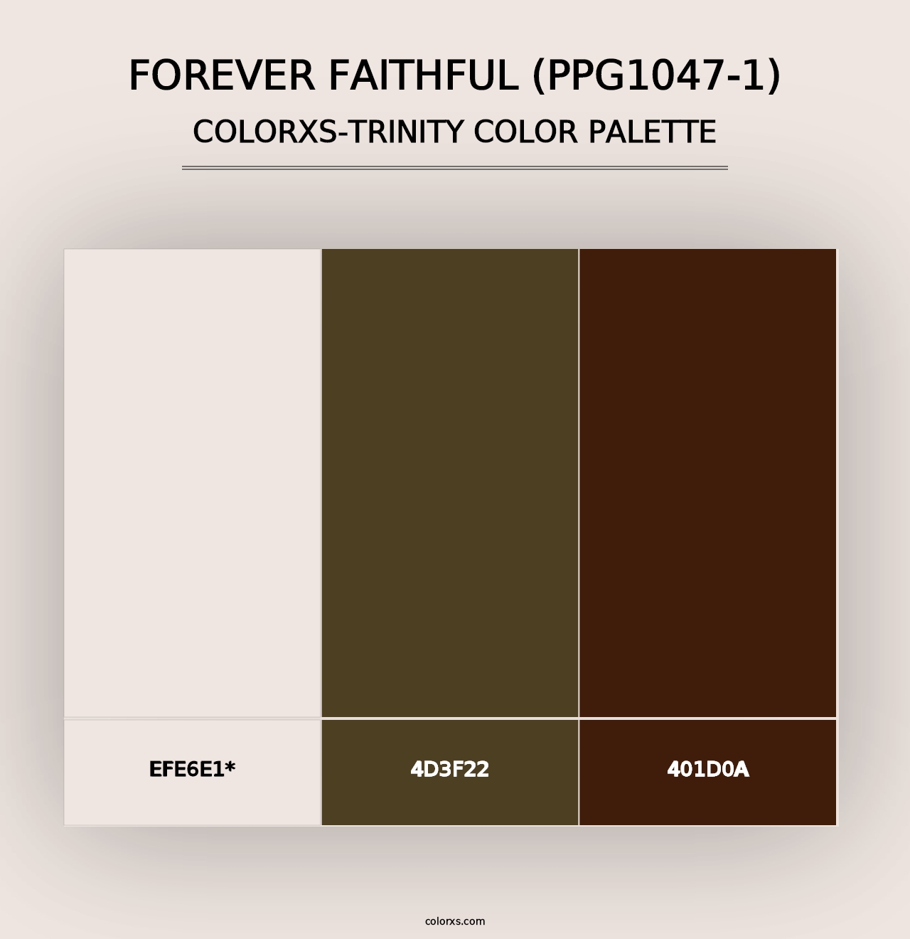 Forever Faithful (PPG1047-1) - Colorxs Trinity Palette