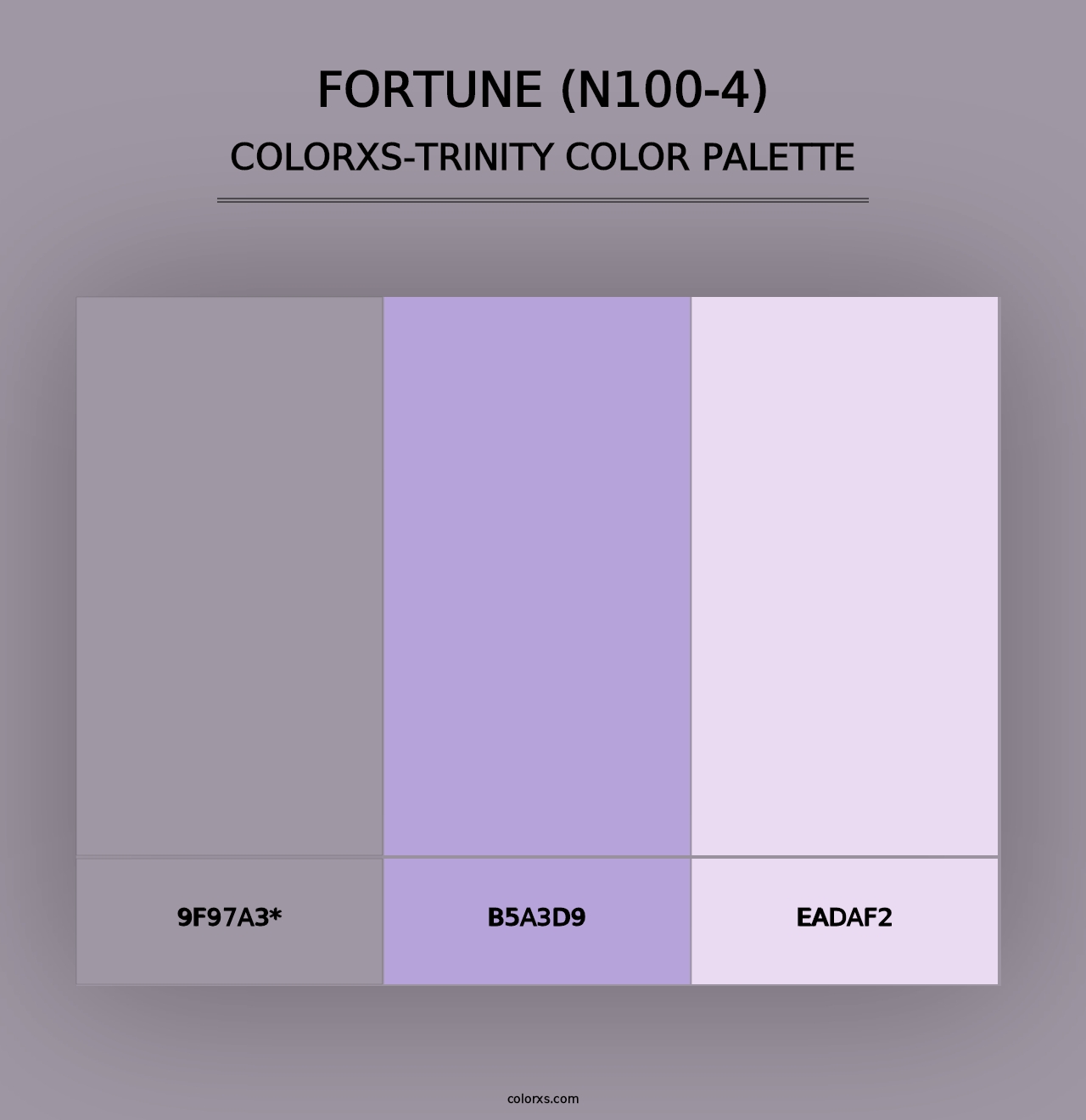 Fortune (N100-4) - Colorxs Trinity Palette