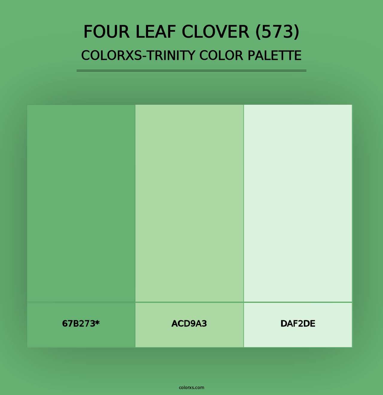 Four Leaf Clover (573) - Colorxs Trinity Palette