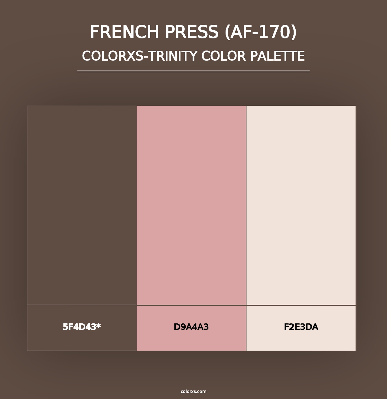 French Press (AF-170) - Colorxs Trinity Palette