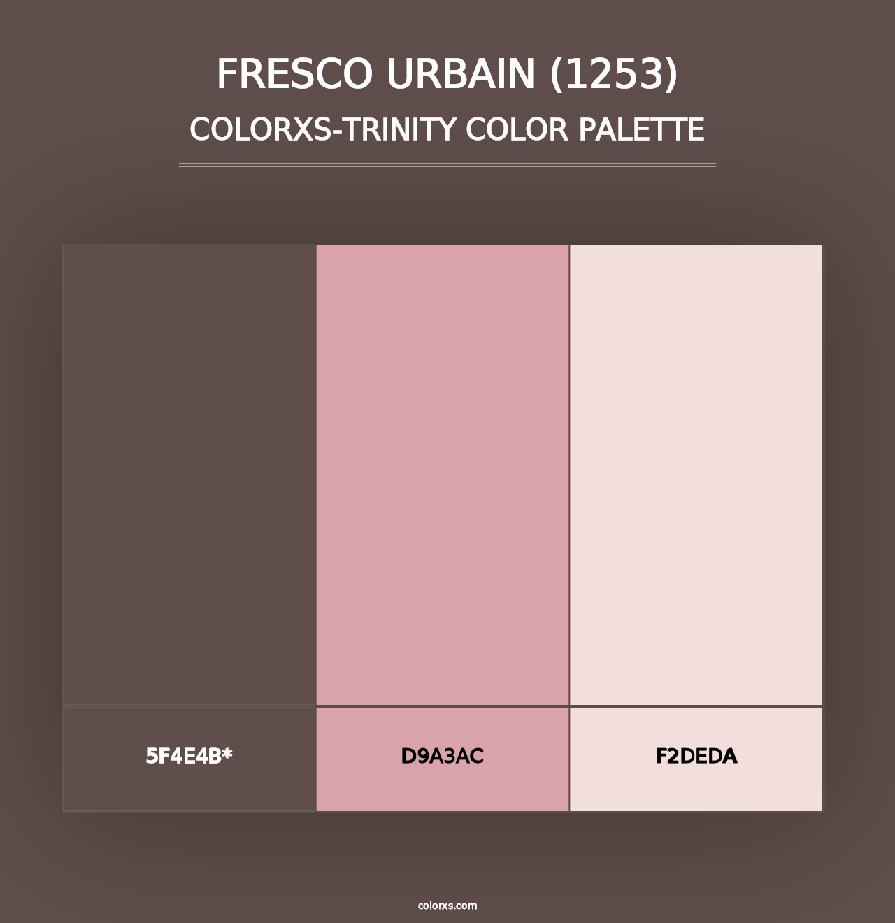 Fresco Urbain (1253) - Colorxs Trinity Palette