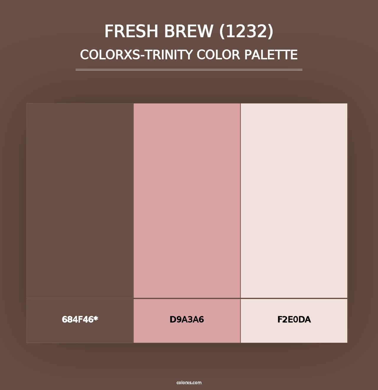 Fresh Brew (1232) - Colorxs Trinity Palette