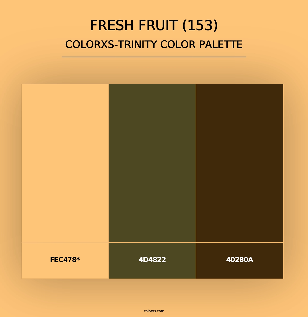 Fresh Fruit (153) - Colorxs Trinity Palette