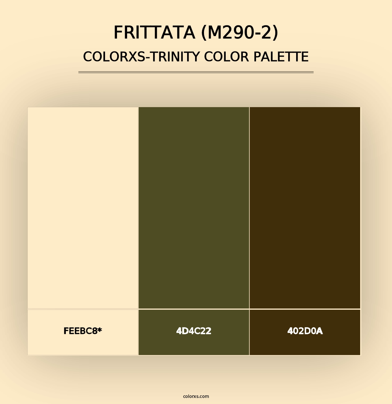 Frittata (M290-2) - Colorxs Trinity Palette