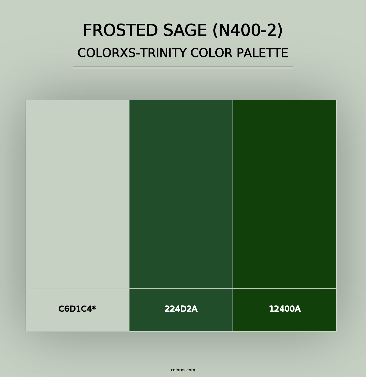 Frosted Sage (N400-2) - Colorxs Trinity Palette