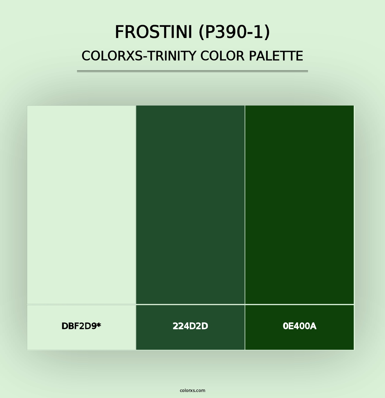 Frostini (P390-1) - Colorxs Trinity Palette