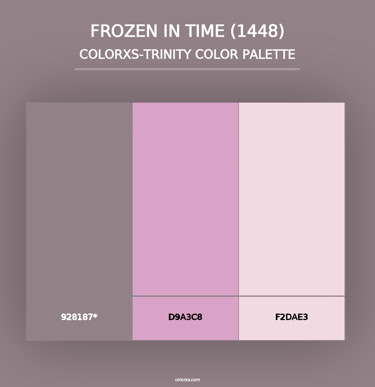 Frozen in Time (1448) - Colorxs Trinity Palette