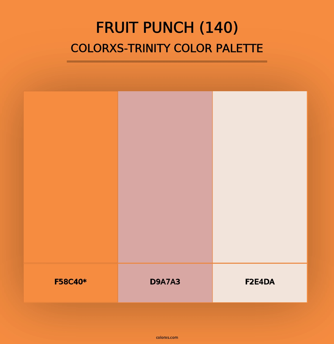 Fruit Punch (140) - Colorxs Trinity Palette