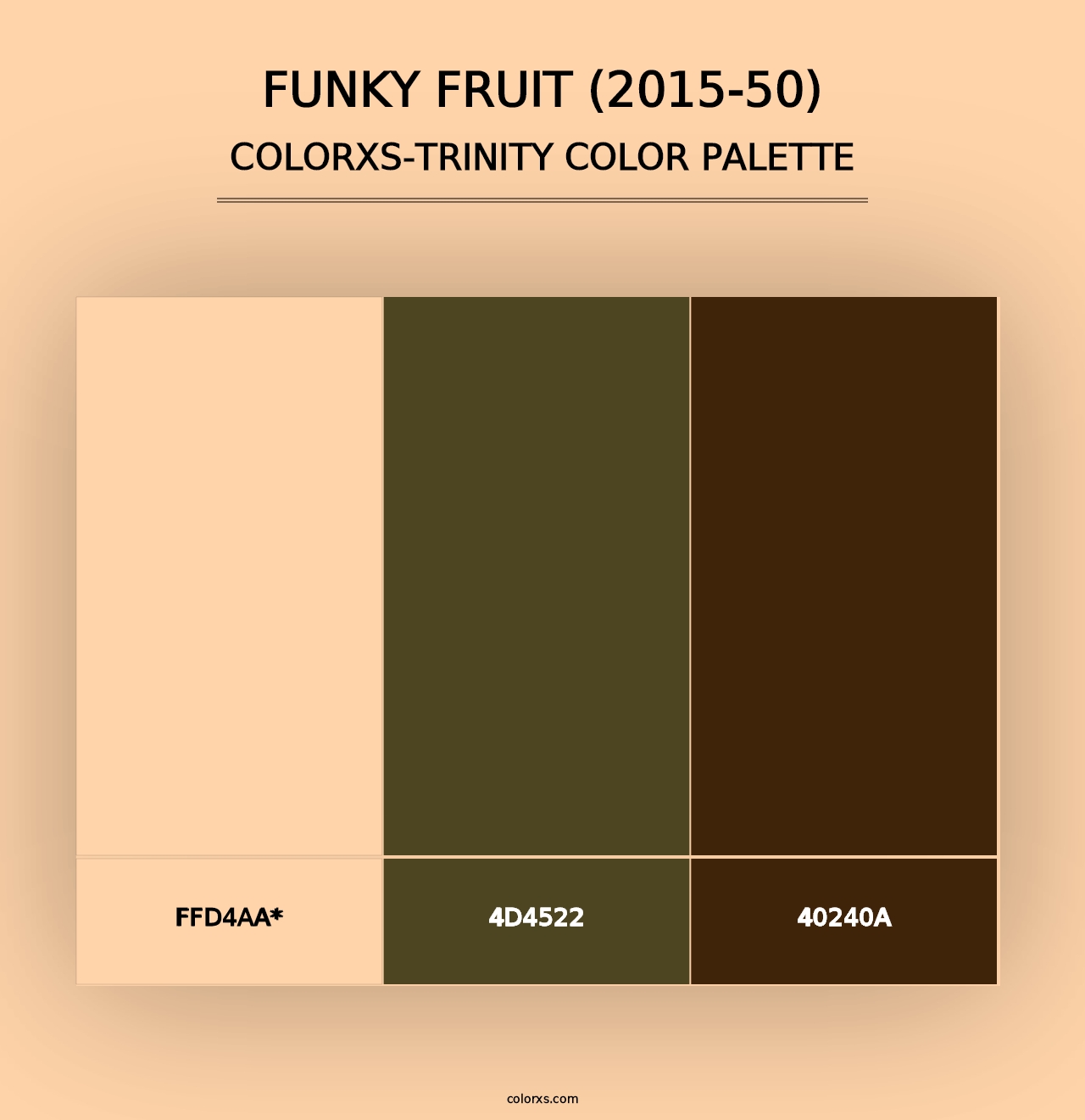 Funky Fruit (2015-50) - Colorxs Trinity Palette