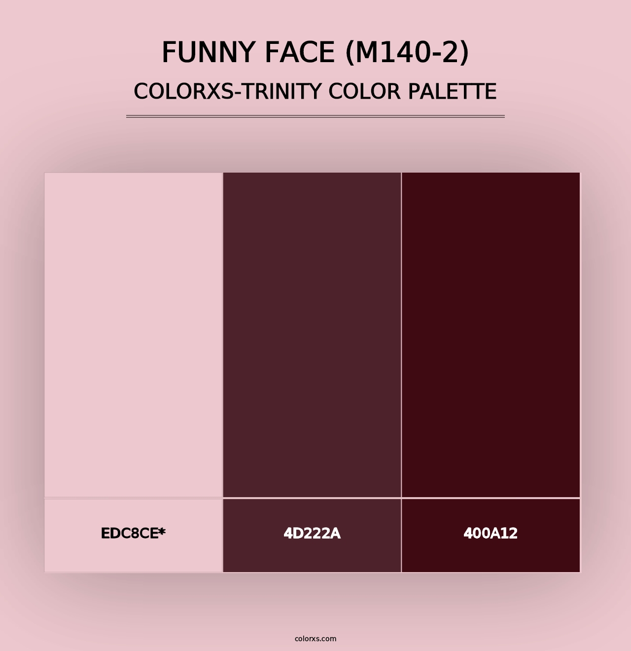 Funny Face (M140-2) - Colorxs Trinity Palette