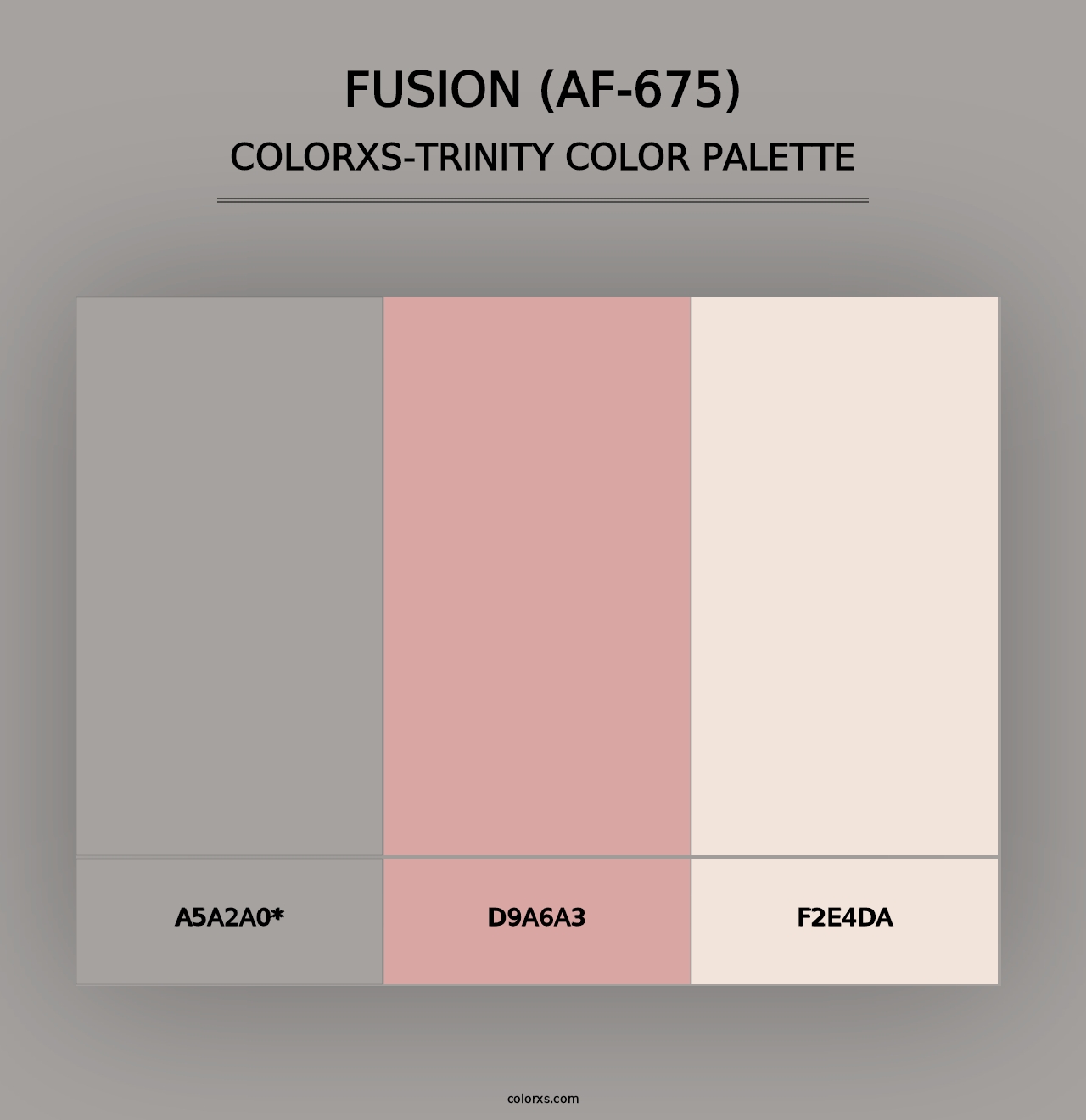 Fusion (AF-675) - Colorxs Trinity Palette