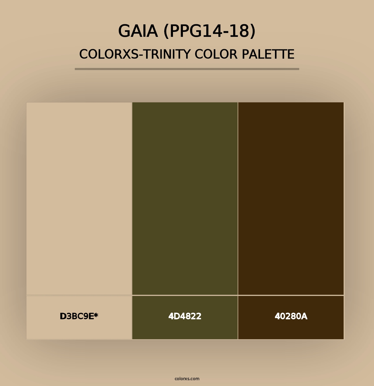 Gaia (PPG14-18) - Colorxs Trinity Palette