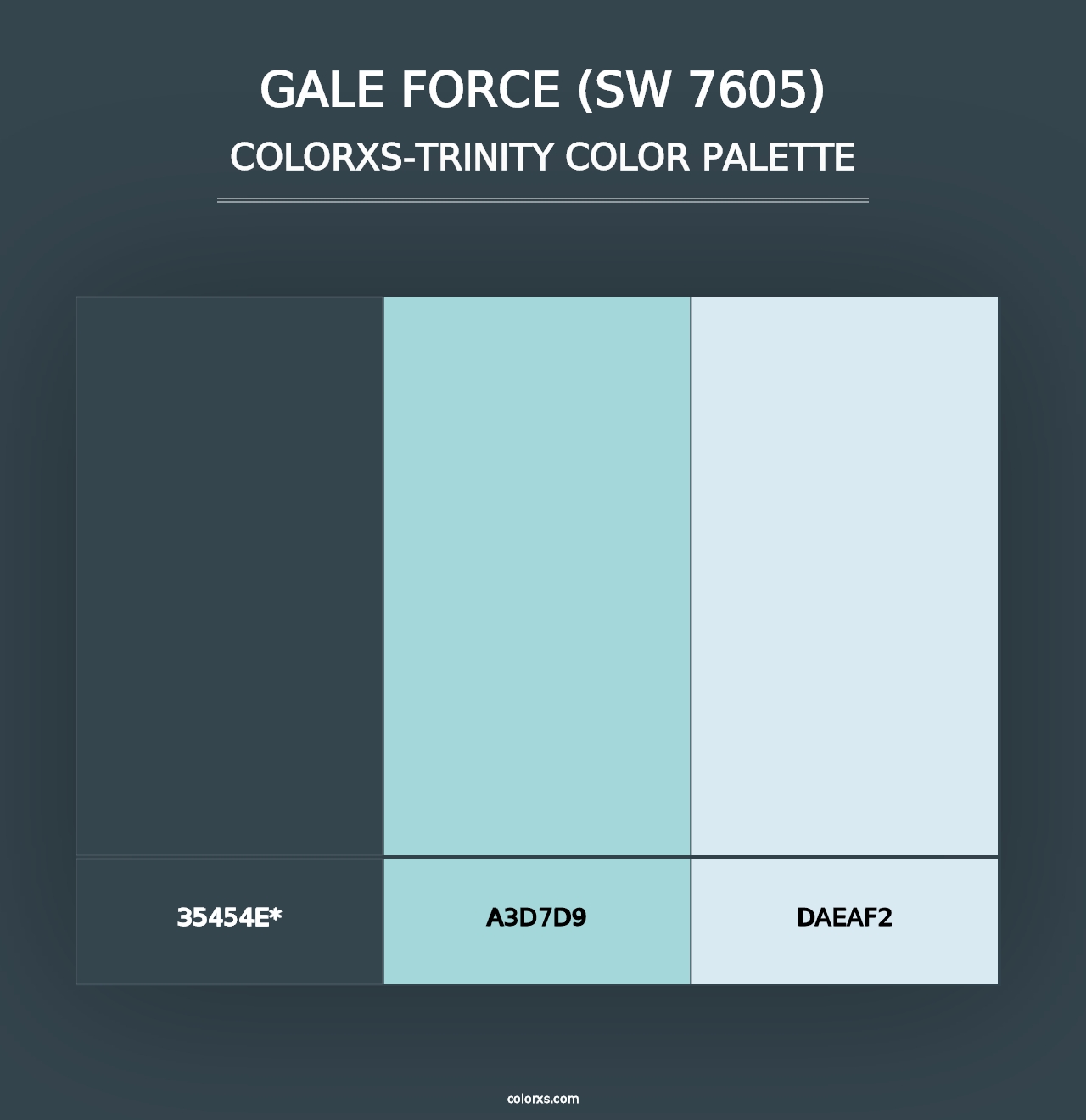 Gale Force (SW 7605) - Colorxs Trinity Palette