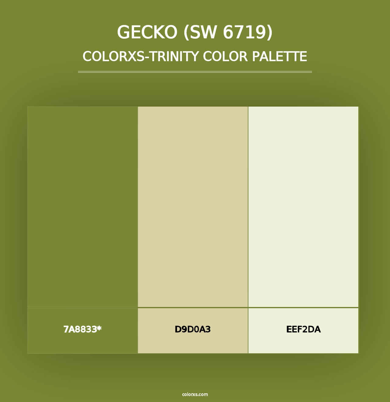 Gecko (SW 6719) - Colorxs Trinity Palette