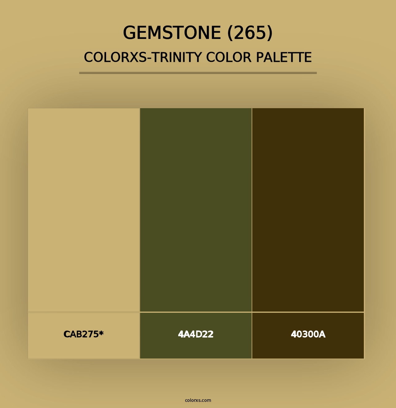 Gemstone (265) - Colorxs Trinity Palette