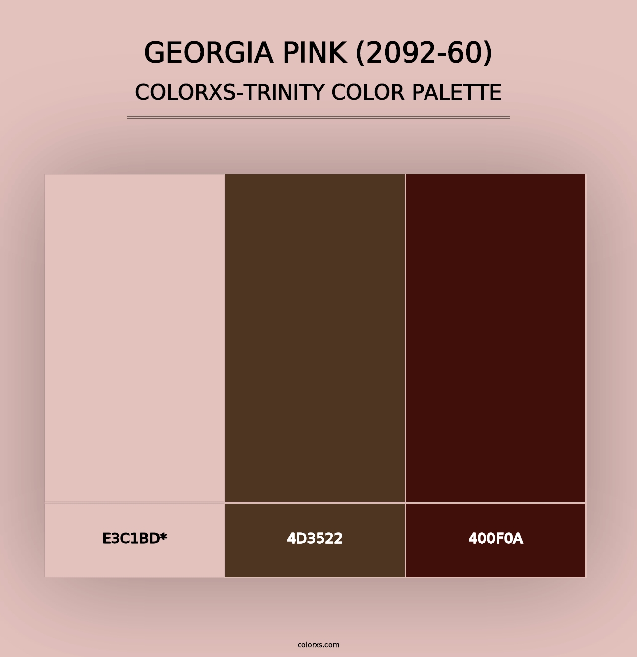 Georgia Pink (2092-60) - Colorxs Trinity Palette