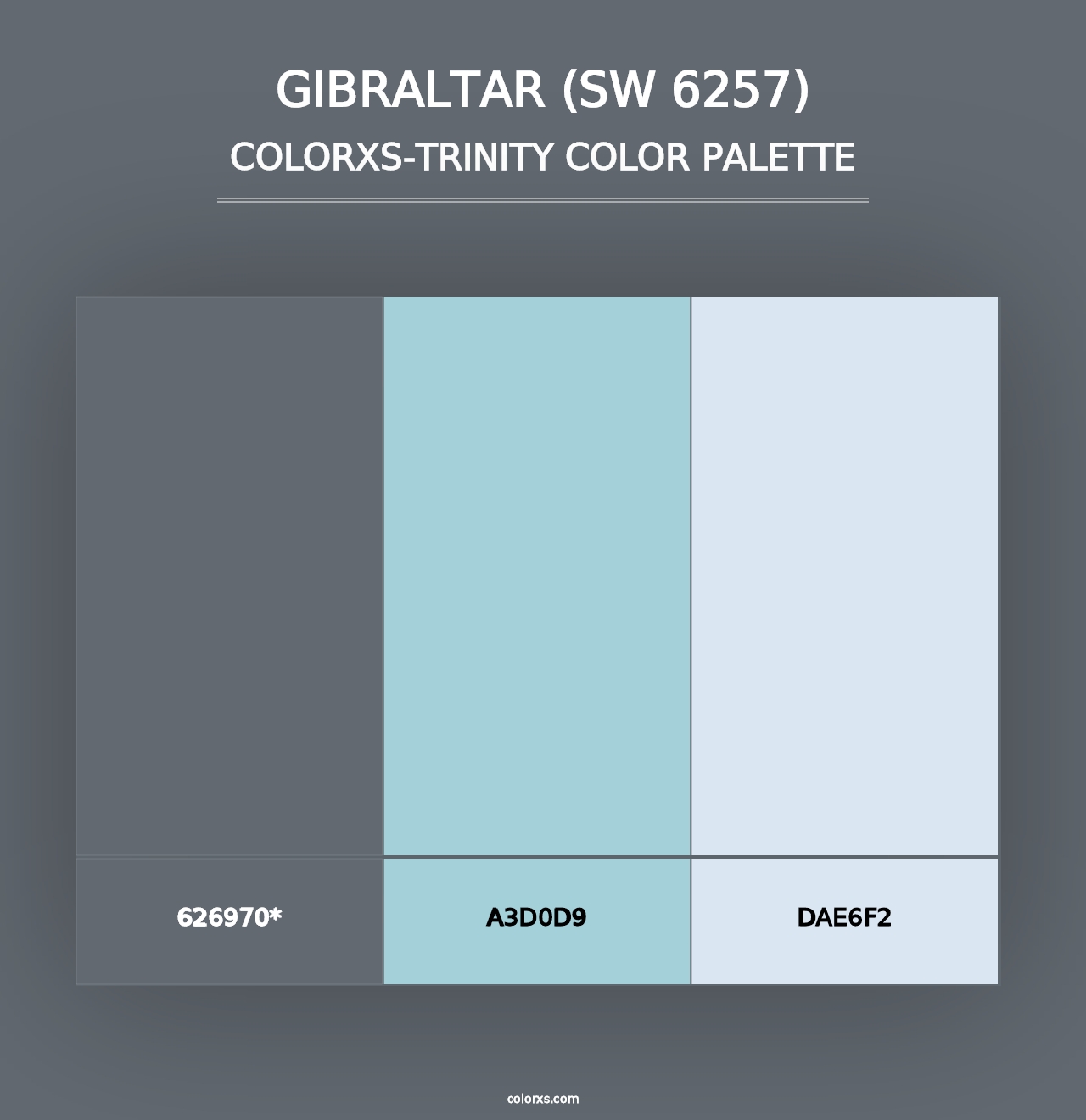 Gibraltar (SW 6257) - Colorxs Trinity Palette