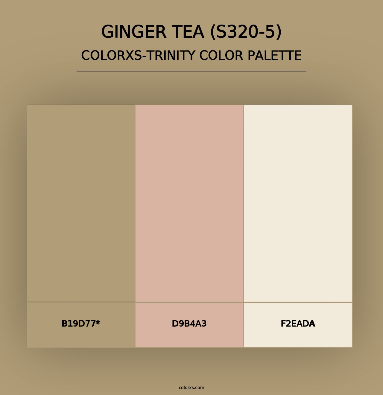 Ginger Tea (S320-5) - Colorxs Trinity Palette