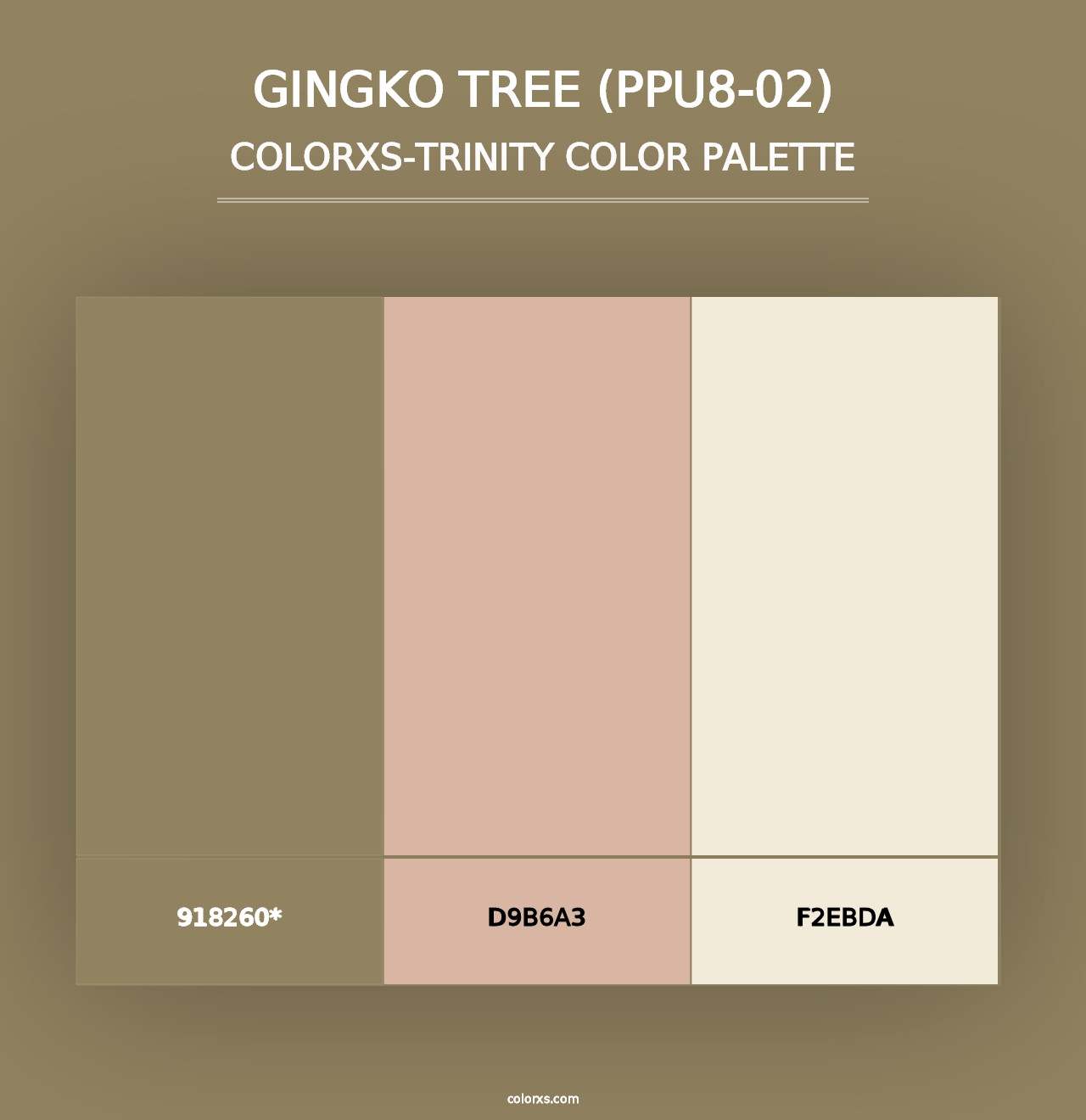 Gingko Tree (PPU8-02) - Colorxs Trinity Palette