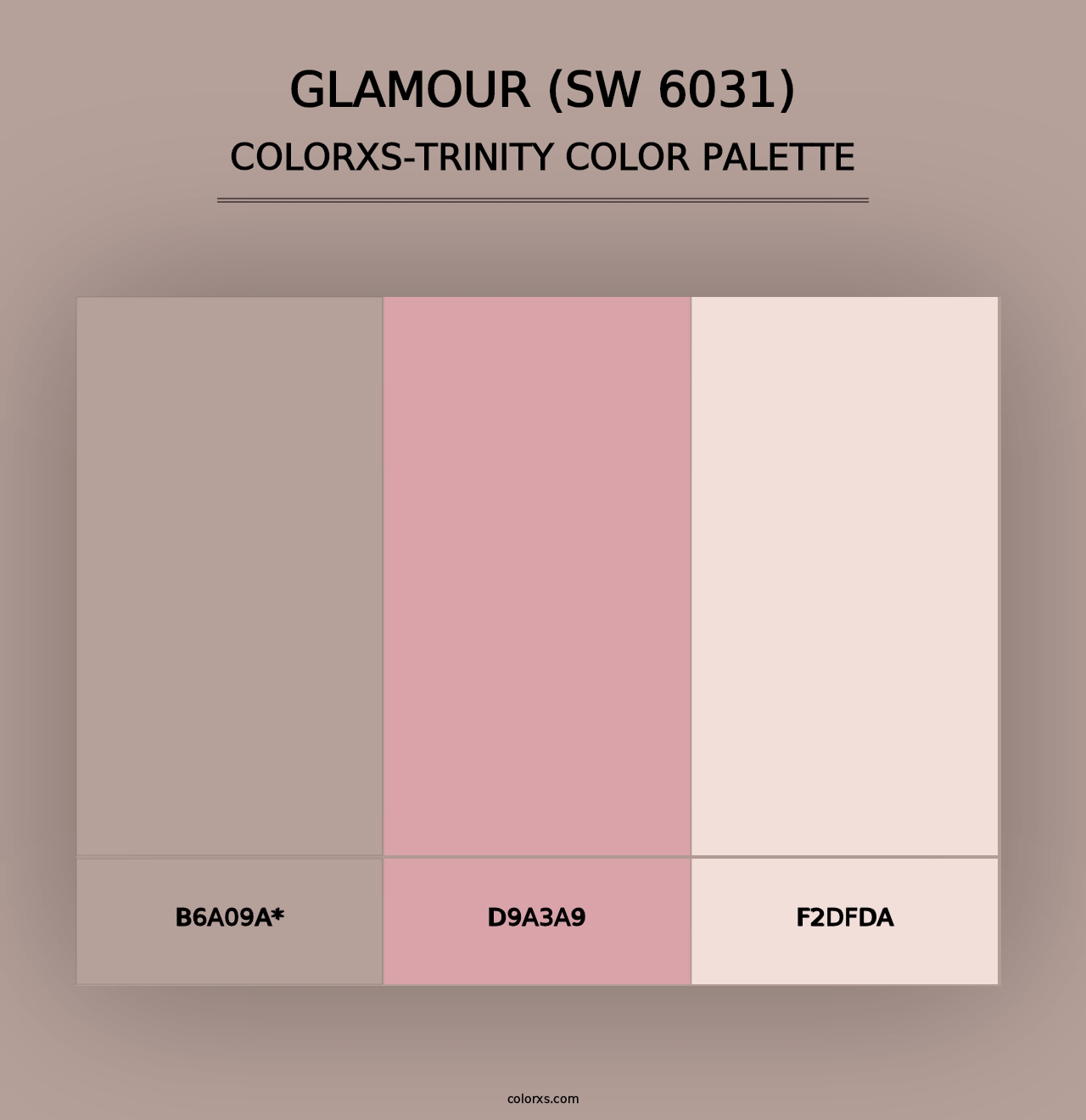 Glamour (SW 6031) - Colorxs Trinity Palette