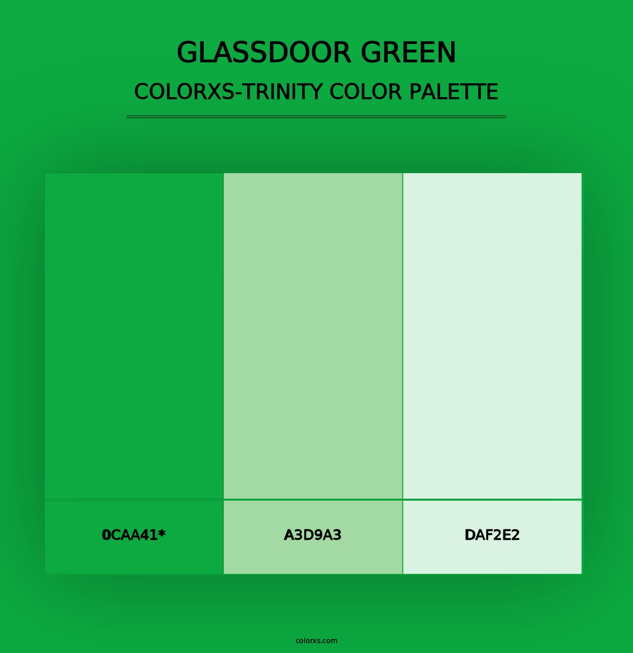 Glassdoor Green - Colorxs Trinity Palette