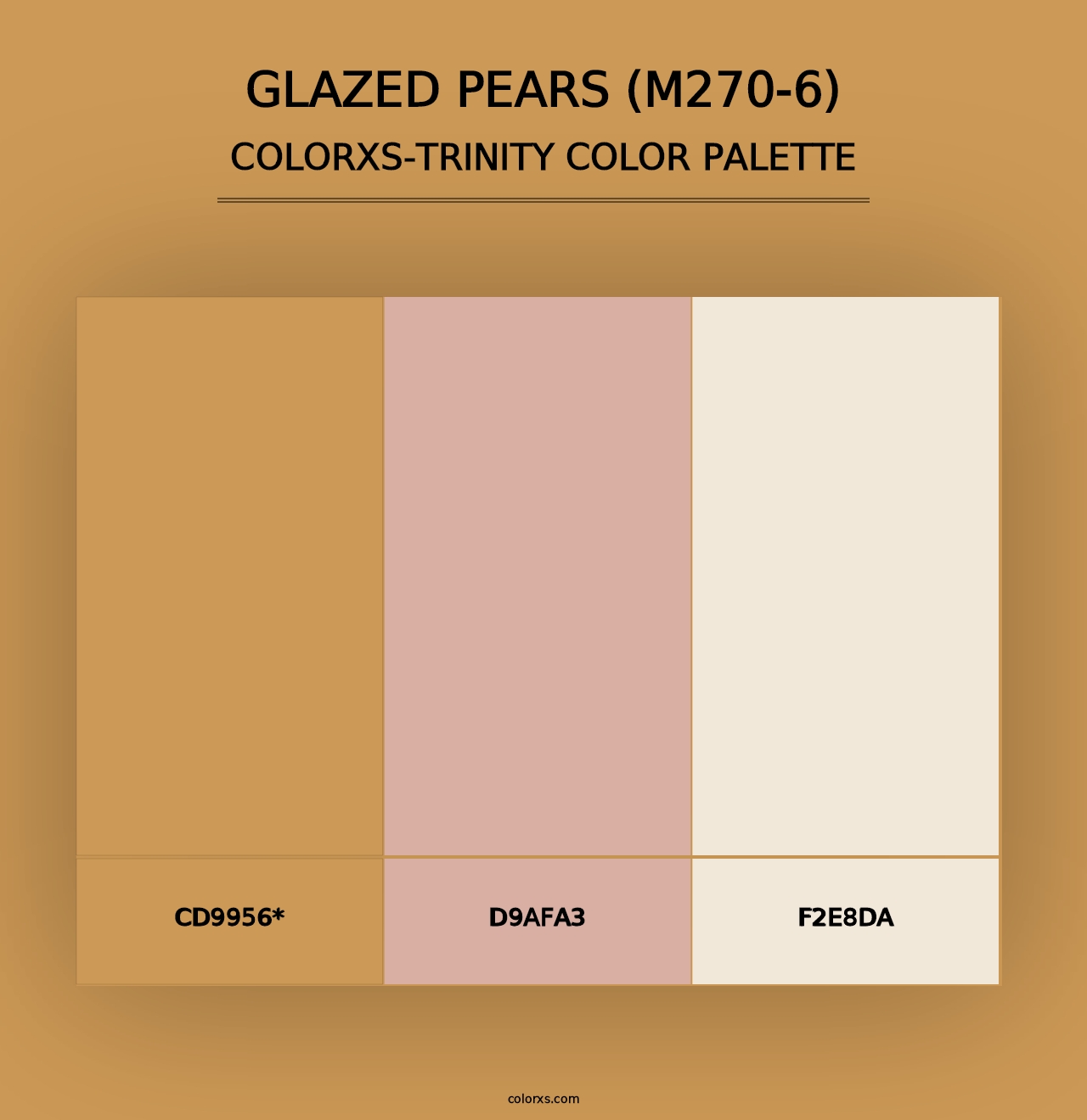 Glazed Pears (M270-6) - Colorxs Trinity Palette