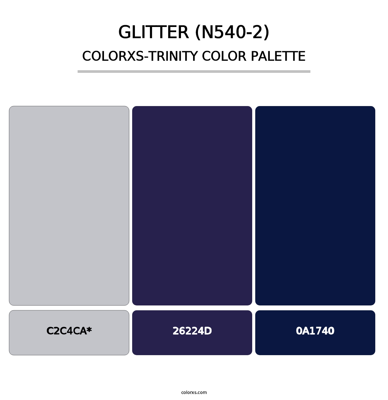 Glitter (N540-2) - Colorxs Trinity Palette