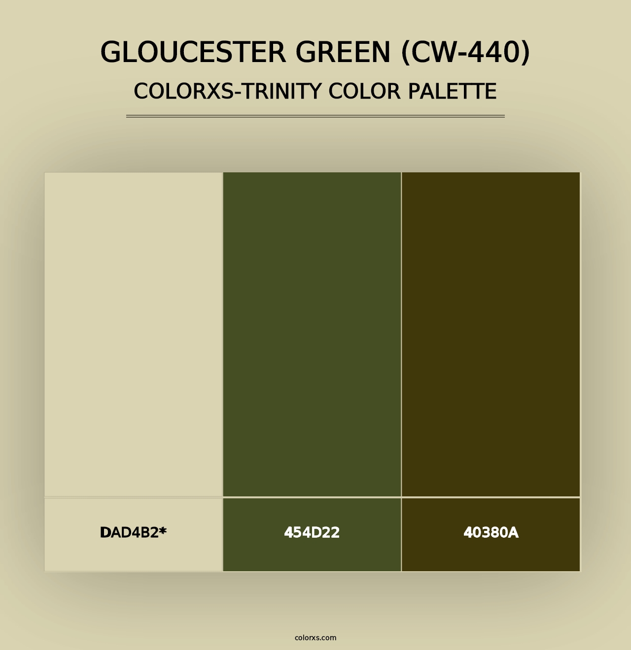 Gloucester Green (CW-440) - Colorxs Trinity Palette