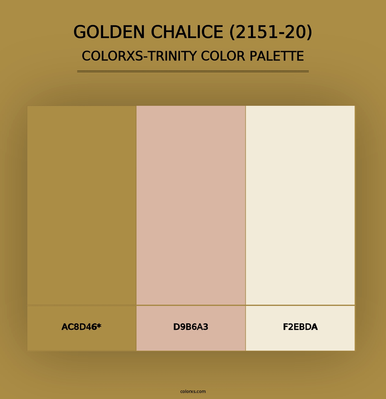 Golden Chalice (2151-20) - Colorxs Trinity Palette