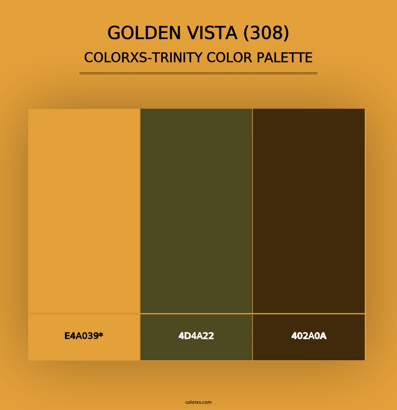 Golden Vista (308) - Colorxs Trinity Palette