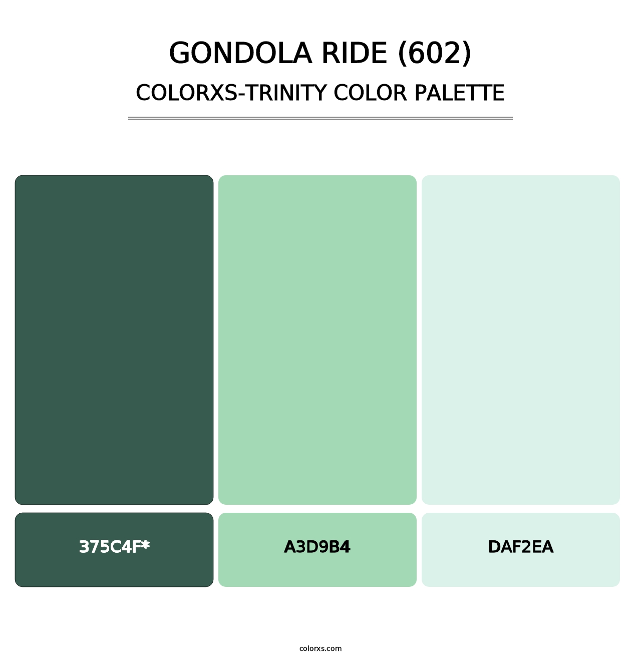 Gondola Ride (602) - Colorxs Trinity Palette