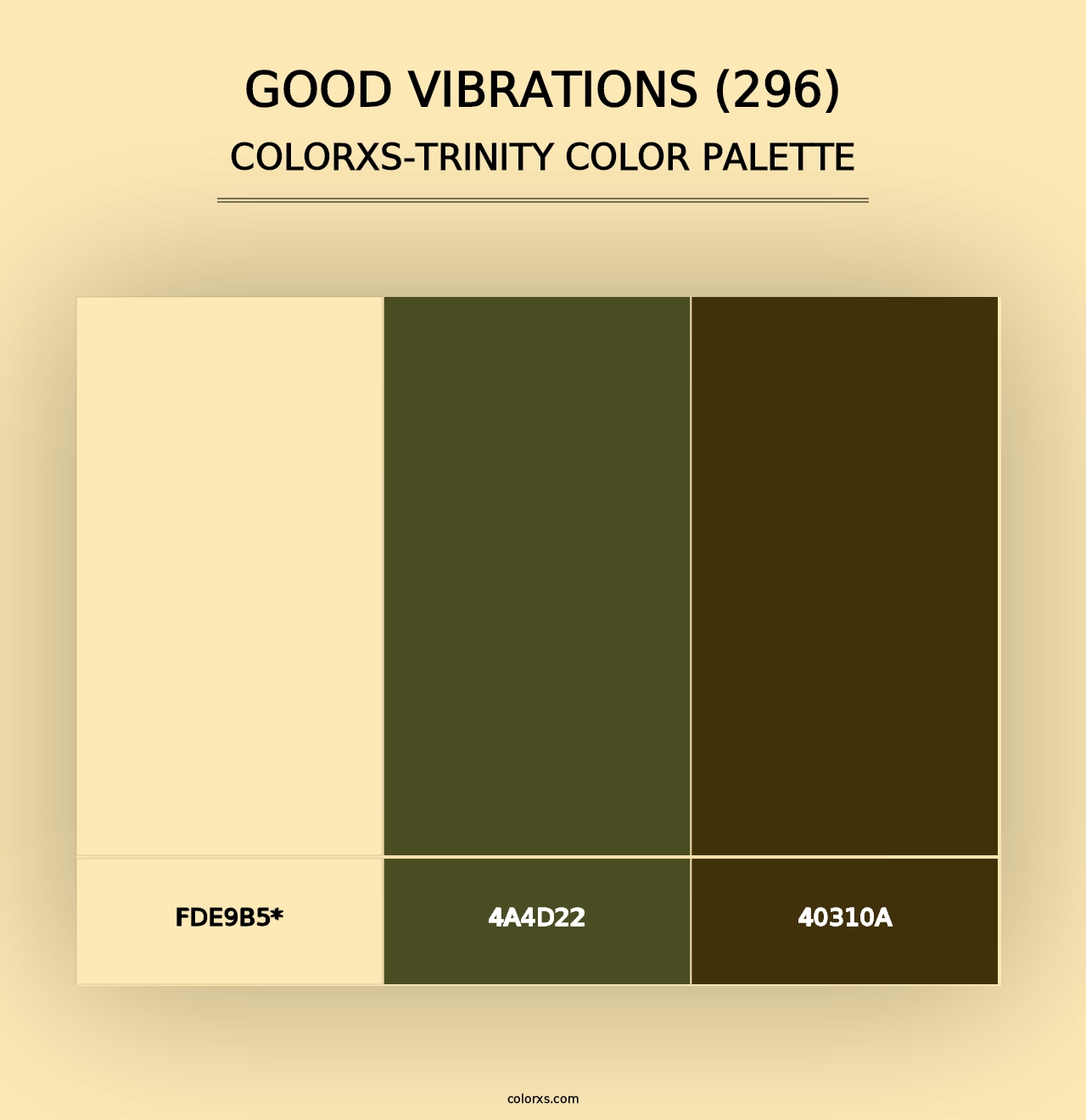 Good Vibrations (296) - Colorxs Trinity Palette