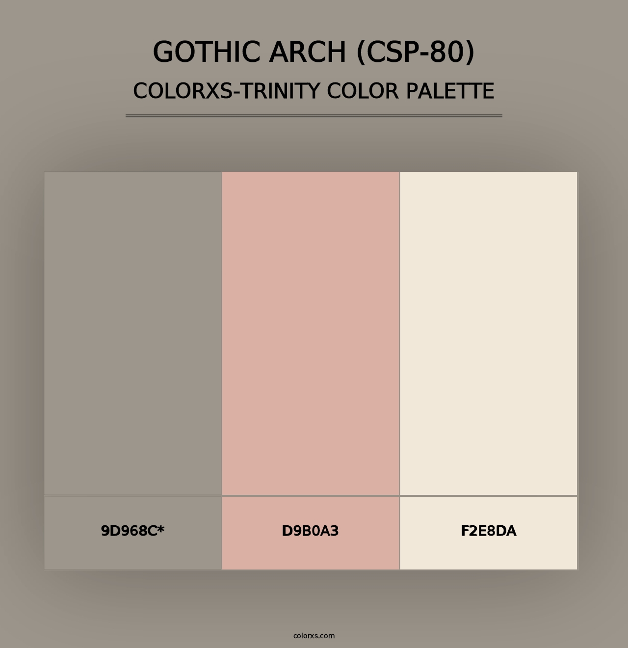 Gothic Arch (CSP-80) - Colorxs Trinity Palette