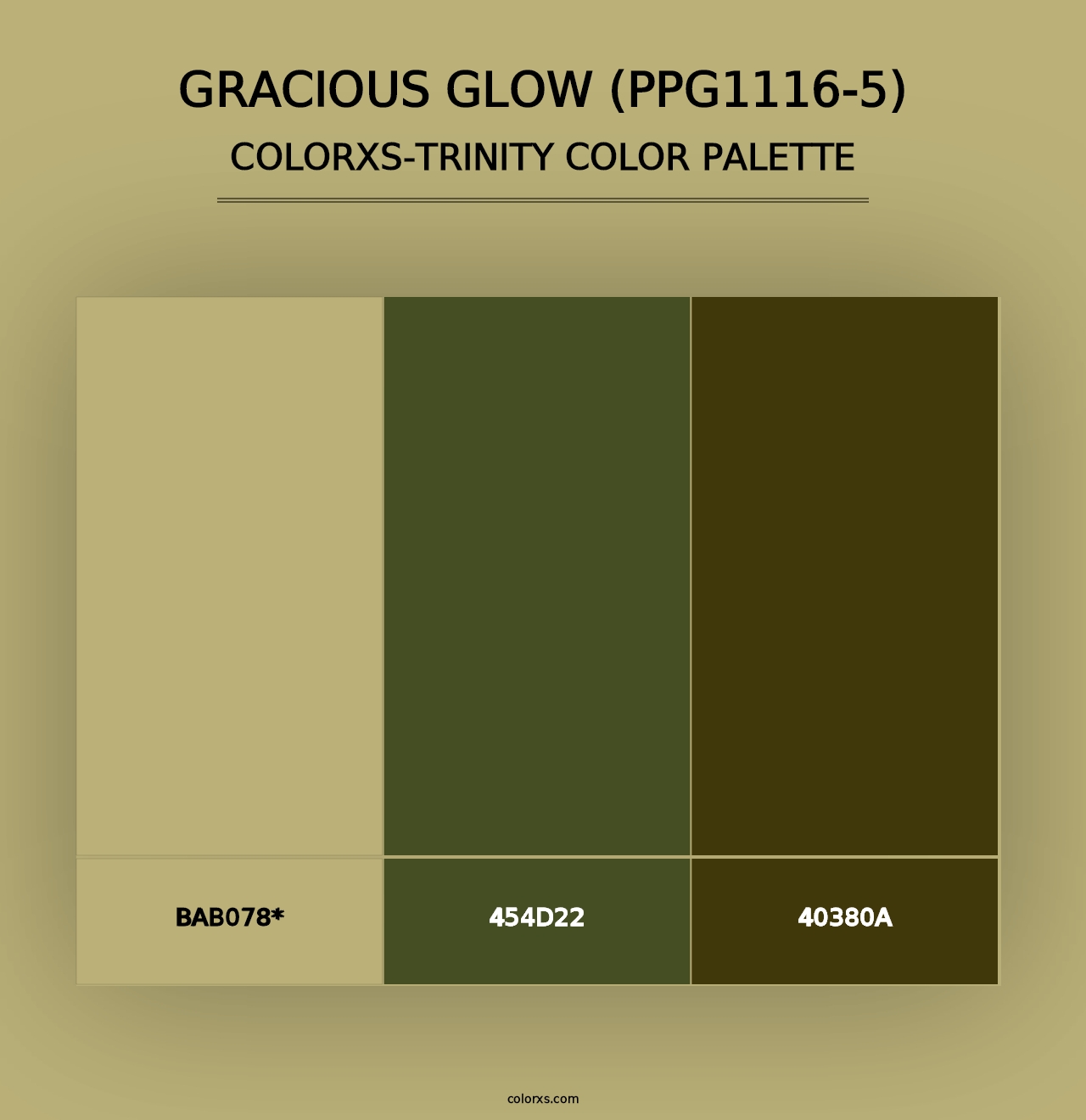 Gracious Glow (PPG1116-5) - Colorxs Trinity Palette