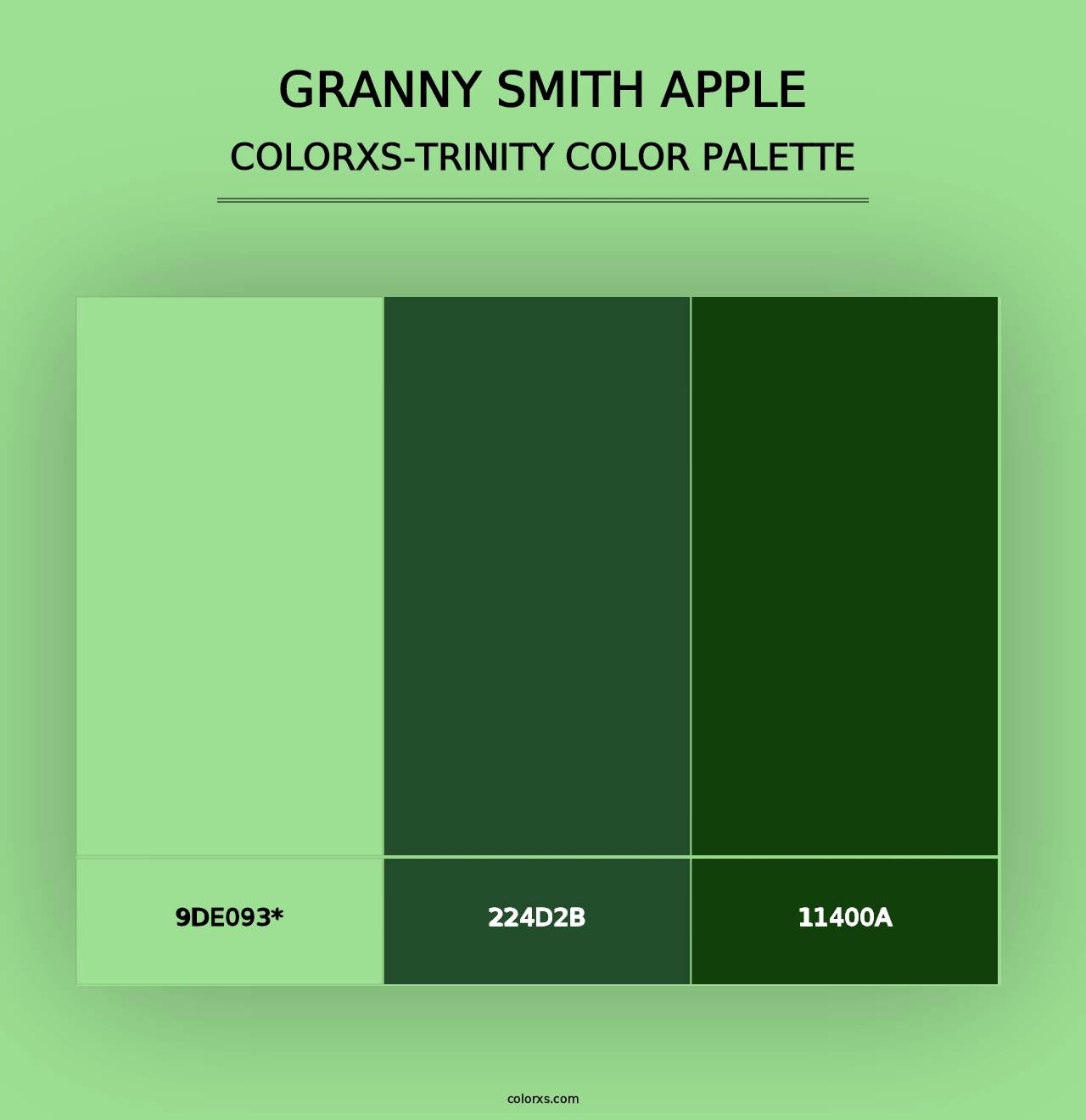 Granny Smith Apple - Colorxs Trinity Palette